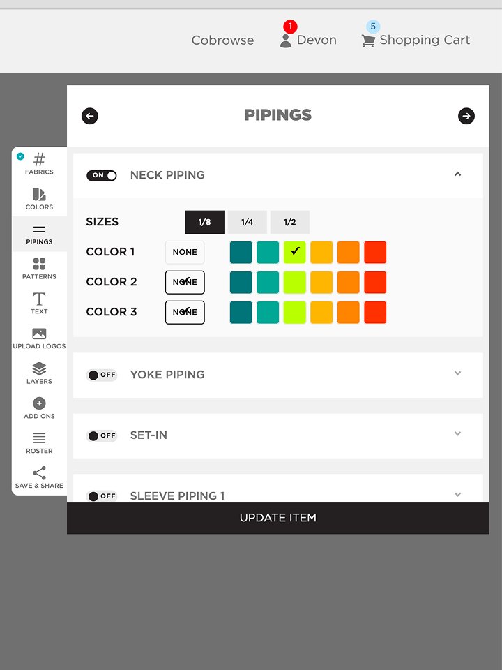 Old piping tab